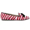 Charles Philip Cotton Flat Women's Shoe