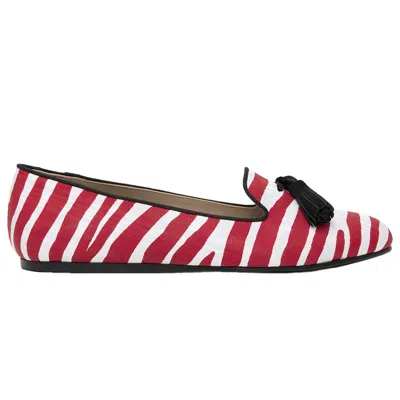 Charles Philip Cotton Flat Women's Shoe