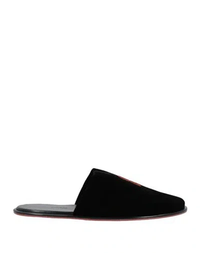 Charles Philip Milano Man House Slipper Black Size 9 Textile Fibers