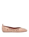 Charles Philip Milano Woman Mules & Clogs Blush Size 7.5 Leather In Pink
