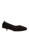 Charles Philip Milano Woman Pumps Dark Brown Size 8 Leather In Brown