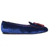 Charles Philip Velvet Flat Women's Shoe