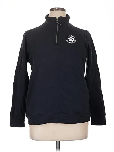 Pre-owned Charles River Apparel Pullover Sweater In Black