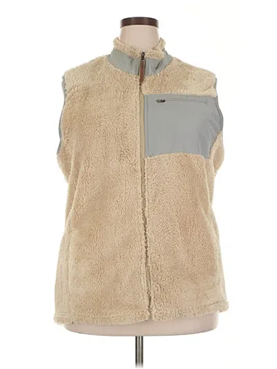 Pre-owned Charles River Apparel Vest In Tan