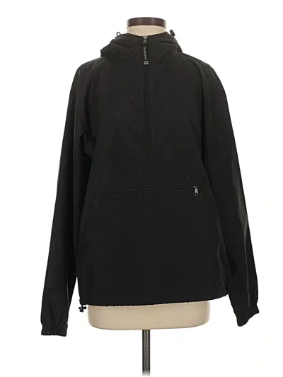 Pre-owned Charles River Apparel Windbreaker Jacket In Black