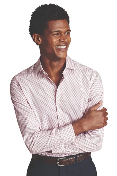 Charles Tyrwhitt Charles Tyrhwitt Men's Slim Fit Medallion Non-iron Stretch Print Shirt In Multi