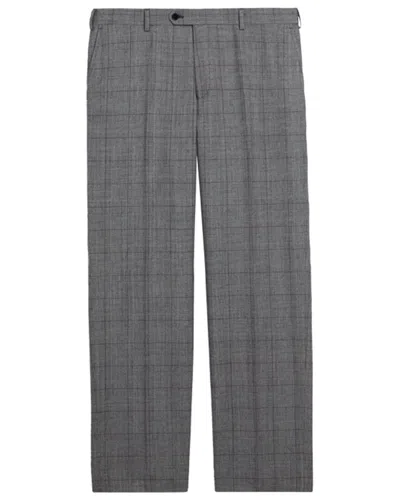 Charles Tyrwhitt Classic Fit Seasonal Designs Wool Trouser In Gray