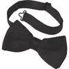 Charles Tyrwhitt Classic Knitted Ready-tied Bow Tie In Black