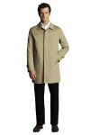 Charles Tyrwhitt Cotton Classic Raincotton Coat In Neutral