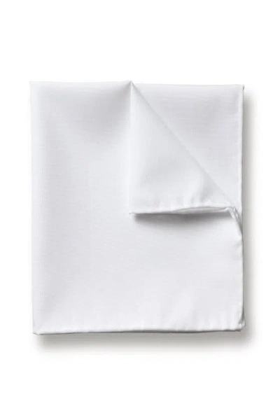 Charles Tyrwhitt Cotton Pocket Square In White