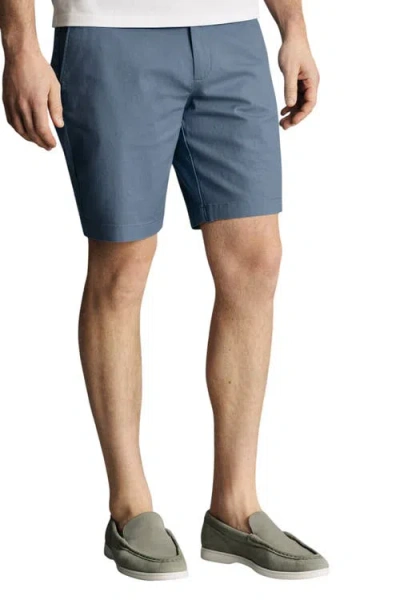 Charles Tyrwhitt Cotton Shorts In Blue