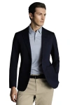 Charles Tyrwhitt Cotton Stretch Slim Fit Jacket In Navy