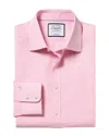 Charles Tyrwhitt Non-iron Pinpoint Oxford Slim Fit Shirt