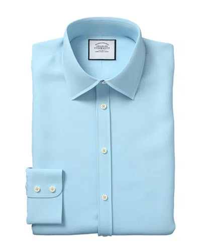 Charles Tyrwhitt Extra Slim Fit Classic Collar Shirt In Blue