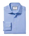 Charles Tyrwhitt Extra Slim Fit Egyptian End On End Poplin Shirt In Blue