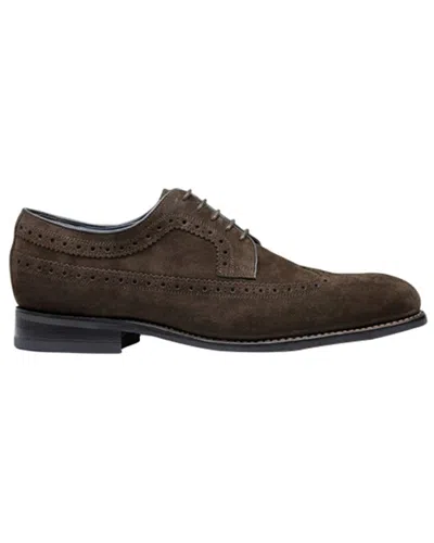 Charles Tyrwhitt Goodyear Welted Derby Wing Tip Brogue Performance Shoe In Brown