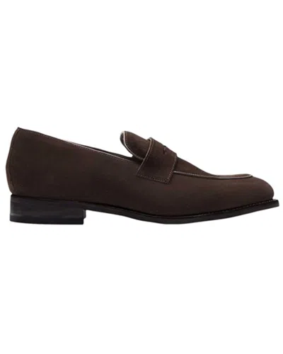 Charles Tyrwhitt Goodyear Welted Performance Saddle Loafer In Brown