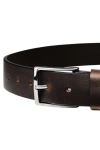 Charles Tyrwhitt Made In England Leather Chino Belt In Brown