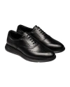Charles Tyrwhitt Leather Hybrid Trainers In Black