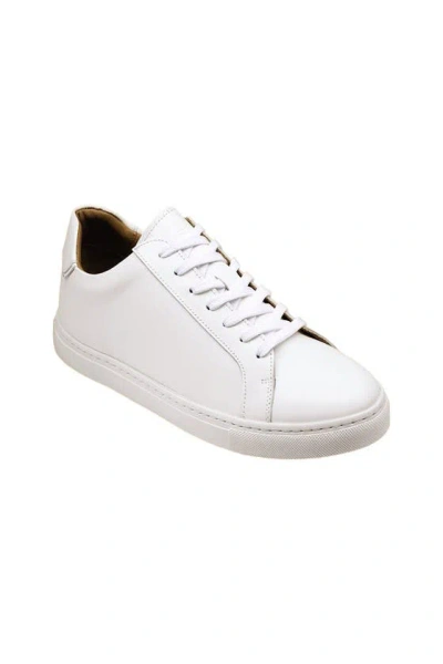 Charles Tyrwhitt Leather Trainer In White