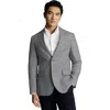 Charles Tyrwhitt Linen Cotton Jacket In Gray