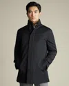 Charles Tyrwhitt Men's  3 In 1 Rain Mac With Detachable Gilet In Black