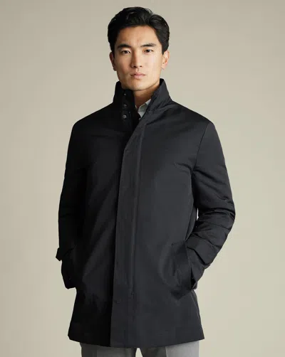 Charles Tyrwhitt Men's  3 In 1 Rain Mac With Detachable Gilet In Black