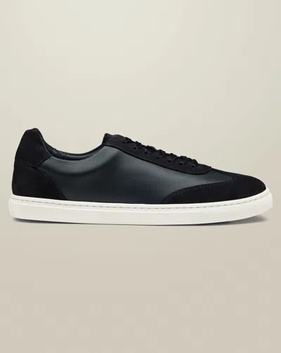 Charles Tyrwhitt Men's  And Suede Trainers In Blue