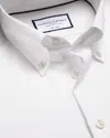 Charles Tyrwhitt Button-down Collar Non-iron Cotton Dress Shirt In White