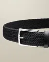 Charles Tyrwhitt Casual Stretch Belt In Black