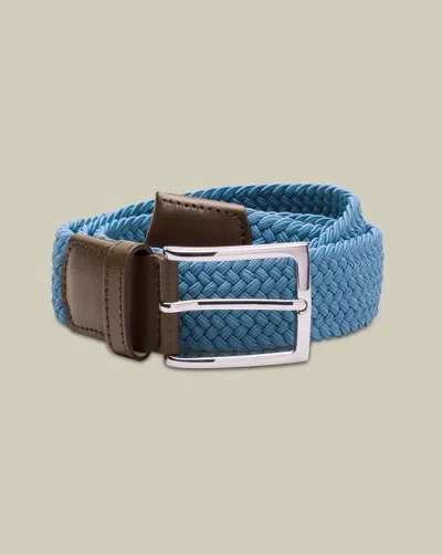 Charles Tyrwhitt Men's  Casual Stretch Belt In Blue