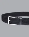 Charles Tyrwhitt Casual Stretch Belt In Blue