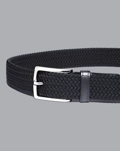 Charles Tyrwhitt Casual Stretch Belt In Blue