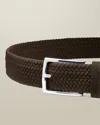 Charles Tyrwhitt Men's  Casual Stretch Belt In Brown