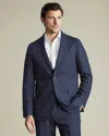 Charles Tyrwhitt Men's  Checkered Na Jacket In Blue