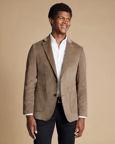 Charles Tyrwhitt Men's  Corduroy Na Jacket In Neutral