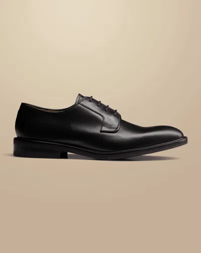 Charles Tyrwhitt Men's  Derby Rubber Sole Shoe In Black