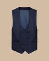 Charles Tyrwhitt Men's  Dinner Suit Waistcoat In Blue