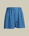 Charles Tyrwhitt Men's  Dog Print Woven Boxers In Blue