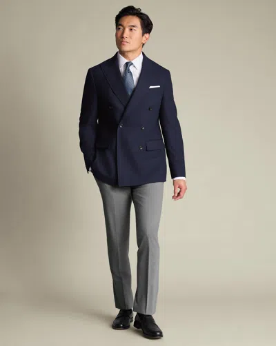 Charles Tyrwhitt Men's  Double Breasted Proper Blazer In Blue