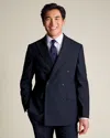 Charles Tyrwhitt Men's  Double Breasted Ultimate Performance Suit Na Jacket