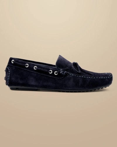 Charles Tyrwhitt Men's  Driving Loafer In Blue