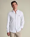 Charles Tyrwhitt Men's  England Rugby Performance Stretch Shirt In White