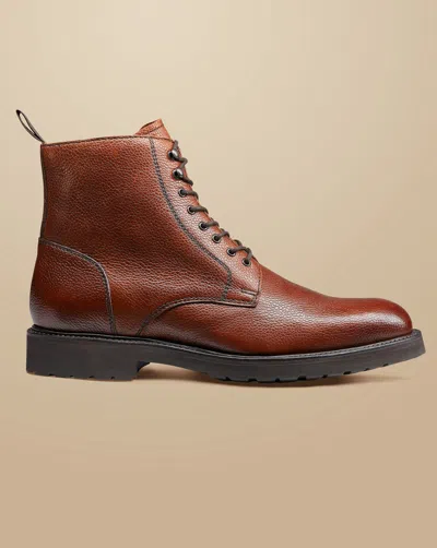 Charles Tyrwhitt Men's  Grain Boots In Brown