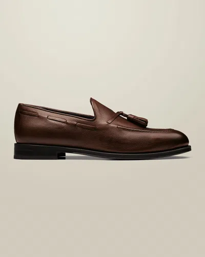 Charles Tyrwhitt Men's  Grain Tassel Loafers In Brown