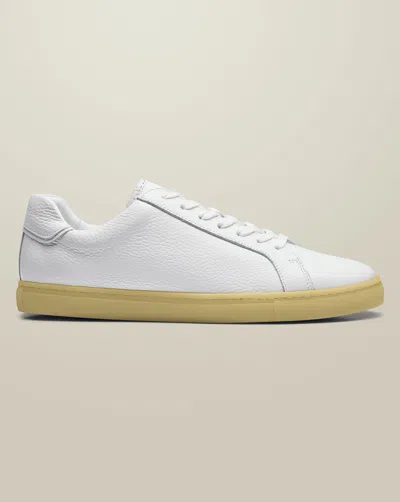 Charles Tyrwhitt Men's  Grain Trainers In White