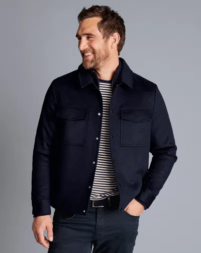 Charles Tyrwhitt Men's  Harrington Na Jacket In Blue