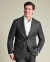 Charles Tyrwhitt Men's  Italian Flannel Suit Na Jacket In Gray