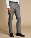 Charles Tyrwhitt Men's  Italian Flannel Suit Trousers In Grey