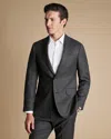 Charles Tyrwhitt Men's  Italian Luxury Suit Na Jacket In Grey